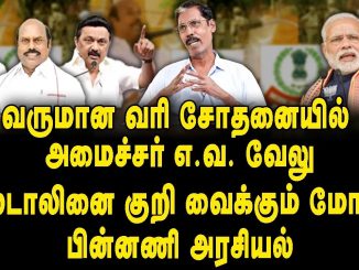 #IncomeTaxInvestigation #AVVelu #MalpracticeAllegations #PoliticalScrutiny